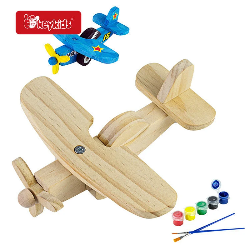 Safe and Non-Toxic Wooden Hands Craft DIY 3D Wooden Paint Toy for Children W03A157
